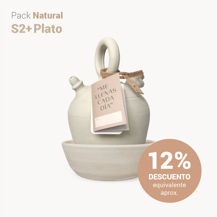 Pack Natural Botijo S2+Plato - Bootijo