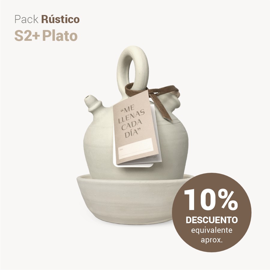 Botijo S2 + Plato Pack Rustico - Bootijo