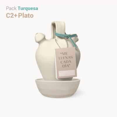 Pack Turquesa C2 + Plato - Bootijo