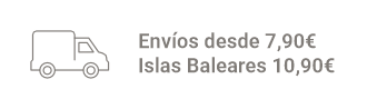 Envíos desde 7,90€. Islas Baleares 10,90€